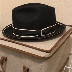 Men’s BAILY of Hollywood Black Wool Fedora